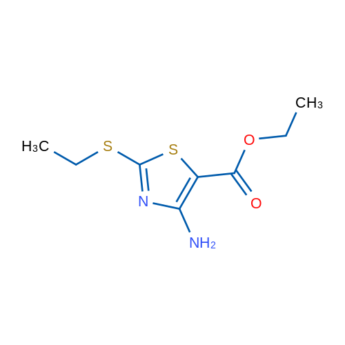 Ethyl 4-amino-2-(ethylthio)thiazole-5-carboxylate 250mg