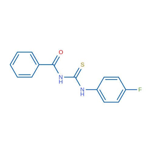 3-Benzoyl-1-(4-fluorophenyl)thiourea 1g
