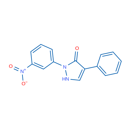 2-(3-Nitrophenyl)-4-phenyl-2,3-dihydro-1H-pyrazol-3-one 1g