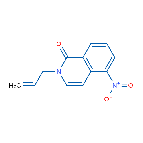 5-Nitro-2-(prop-2-en-1-yl)-1,2-dihydroisoquinolin-1-one 5mg