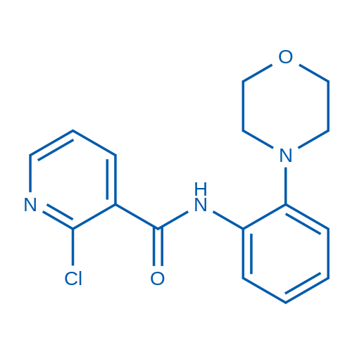 2-Chloro-N-[2-(morpholin-4-yl)phenyl]pyridine-3-carboxamide 5mg