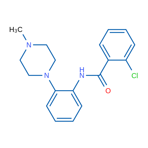 2-Chloro-N-[2-(4-methylpiperazin-1-yl)phenyl]benzamide 1g
