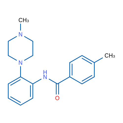 4-Methyl-N-[2-(4-methylpiperazin-1-yl)phenyl]benzamide 1g