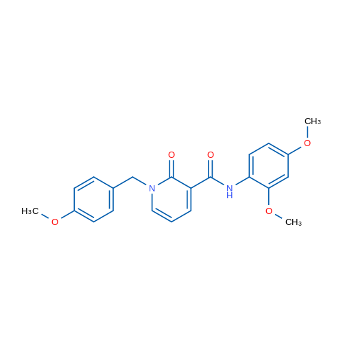 N-(2,4-Dimethoxyphenyl)-1-[(4-methoxyphenyl)methyl]-2-oxo-1,2-dihydropyridine-3-carboxamide 1g