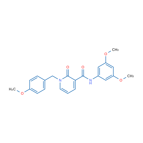 N-(3,5-Dimethoxyphenyl)-1-[(4-methoxyphenyl)methyl]-2-oxo-1,2-dihydropyridine-3-carboxamide 1g