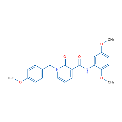 N-(2,5-Dimethoxyphenyl)-1-[(4-methoxyphenyl)methyl]-2-oxo-1,2-dihydropyridine-3-carboxamide 1g