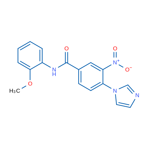 4-(1H-Imidazol-1-yl)-N-(2-methoxyphenyl)-3-nitrobenzamide 1g