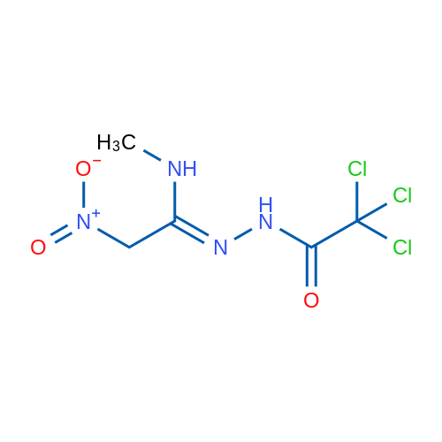 2,2,2-Trichloro-N'-[(1Z)-1-(methylamino)-2-nitroethylidene]acetohydrazide 1g