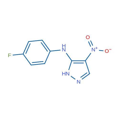N-(4-Fluorophenyl)-4-nitro-1H-pyrazol-5-amine 1g