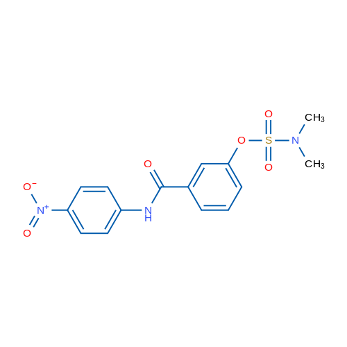 3-[(4-Nitrophenyl)carbamoyl]phenyl N,N-dimethylsulfamate 1g