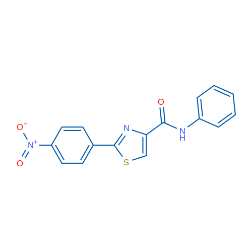 2-(4-Nitrophenyl)-N-phenyl-1,3-thiazole-4-carboxamide 1g