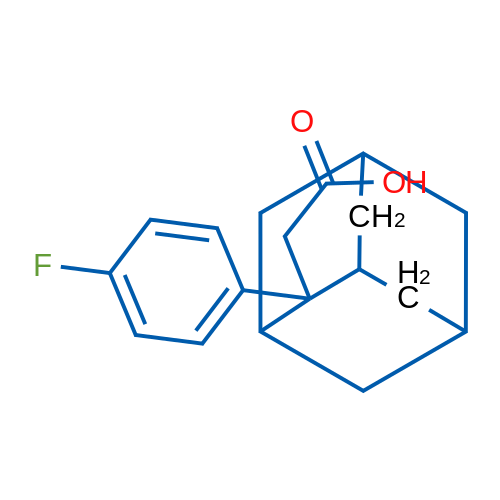 2-[2-(4-Fluorophenyl)adamantan-2-yl]acetic acid 1g