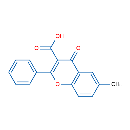 6-Methyl-4-oxo-2-phenyl-4H-chromene-3-carboxylic acid 1g