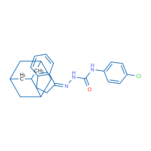 1-(4-Chlorophenyl)-3-({2',3'-dihydrospiro[adamantane-2,1'-indene]-3'-ylidene}amino)urea 1g
