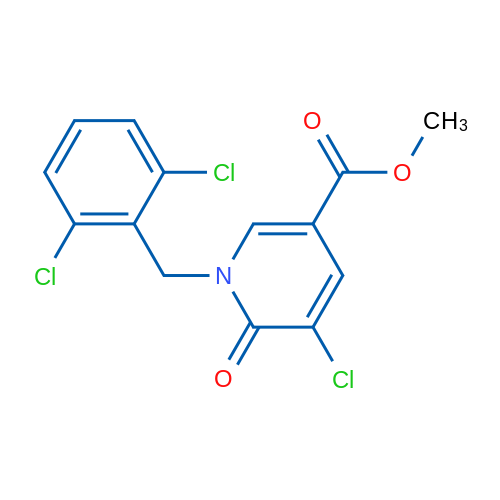Methyl 5-chloro-1-[(2,6-dichlorophenyl)methyl]-6-oxo-1,6-dihydropyridine-3-carboxylate 1g