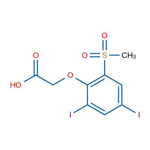 2-(2,4-Diiodo-6-methanesulfonylphenoxy)acetic acid 1g