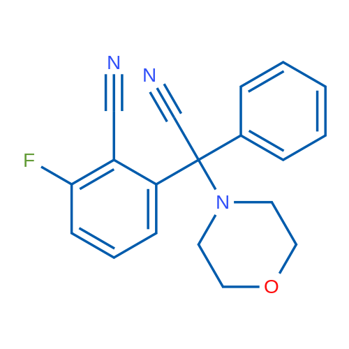 2-[Cyano(morpholin-4-yl)phenylmethyl]-6-fluorobenzonitrile 1g
