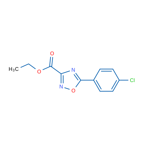 EThyl 5-(4-chlorophenyl)-[1,2,4]oxadiazole-3-carboxylate 1g