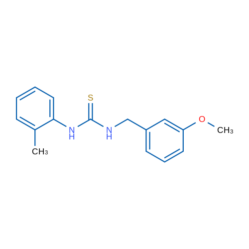 1-[(3-Methoxyphenyl)methyl]-3-(2-methylphenyl)thiourea 10mg