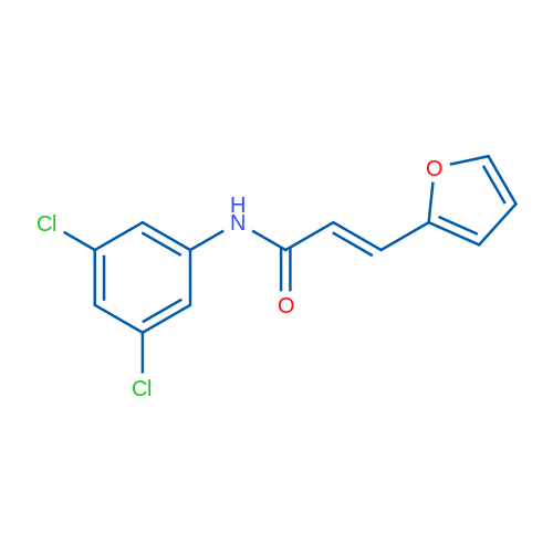 (2E)-N-(3,5-Dichlorophenyl)-3-(furan-2-yl)prop-2-enamide 1g