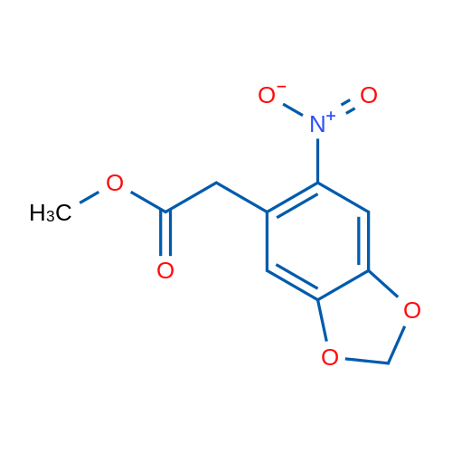 Methyl 2-(6-nitrobenzo[d][1,3]dioxol-5-yl)acetate 1g