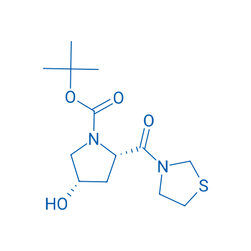 tert-Butyl (2S,4S)-4-hydroxy-2-(thiazolidine-3-carbonyl)pyrrolidine-1-carboxylate 100mg