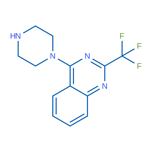 4-(Piperazin-1-yl)-2-(trifluoromethyl)quinazoline 1g