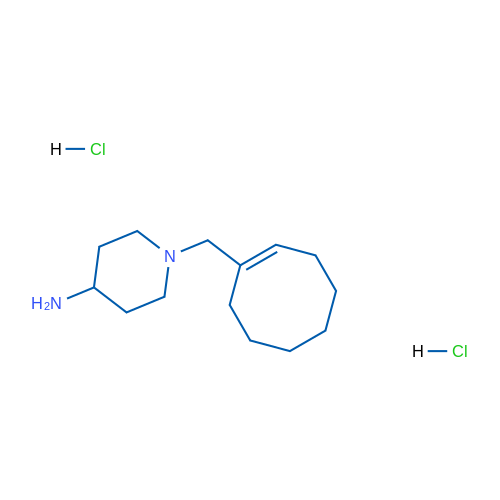 1-(Cyclooct-1-en-1-ylmethyl)piperidin-4-amine dihydrochloride 1g