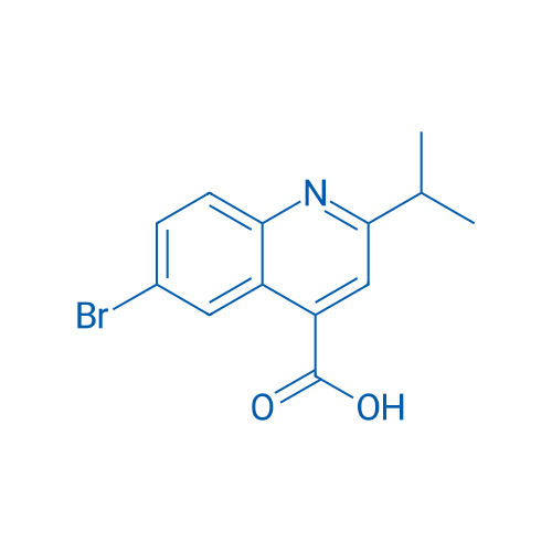6-Bromo-2-isopropylquinoline-4-carboxylic acid 1g
