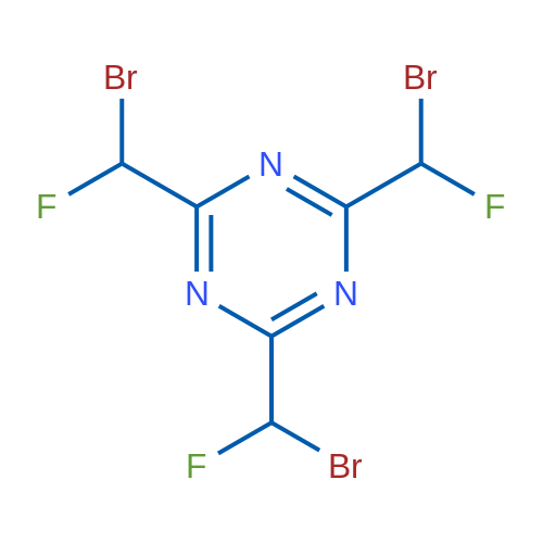 TRis(bromofluoromethyl)-s-triazine 5g
