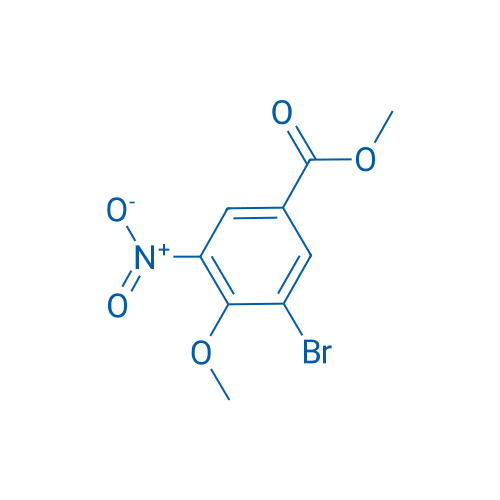 3-Bromo-4-methoxy-5-nitro-benzoic acid methyl ester 100mg