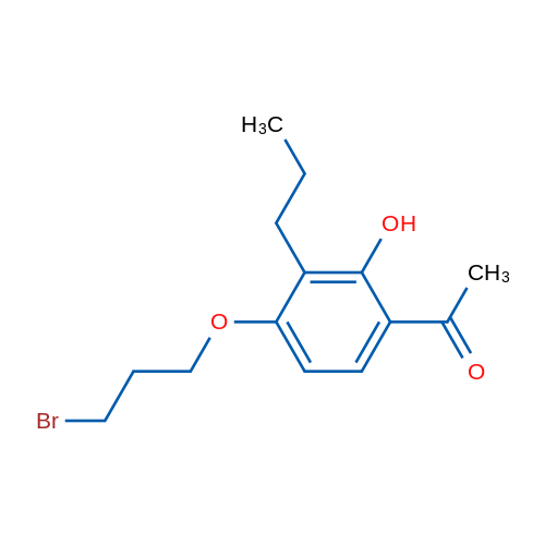 1-[4-(3-Bromopropoxy)-2-hydroxy-3-propylphenyl]ethanone 1g
