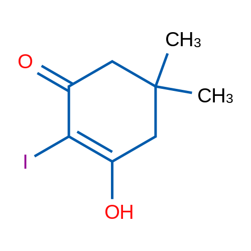 3-hydroxy-2-iodo-5,5-dimethylcyclohex-2-en-1-one 5g