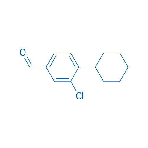 3-Chloro-4-cyclohexylbenzaldehyde 1g