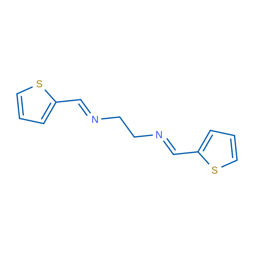 N1,N2-Bis(thiophen-2-ylmethylene)ethane-1,2-diamine 1g