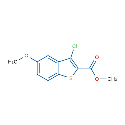 Methyl 3-chloro-5-methoxybenzo[b]thiophene-2-carboxylate 1g