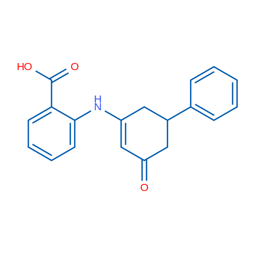 2-[(3-Oxo-5-phenylcyclohex-1-en-1-yl)amino]benzoic acid 100mg