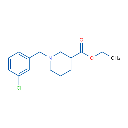 Ethyl 1-(3-chlorobenzyl)piperidine-3-carboxylate 5g