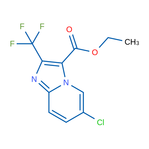 Ethyl 6-chloro-2-(trifluoromethyl)imidazo[1,2-a]pyridine-3-carboxylate 1g