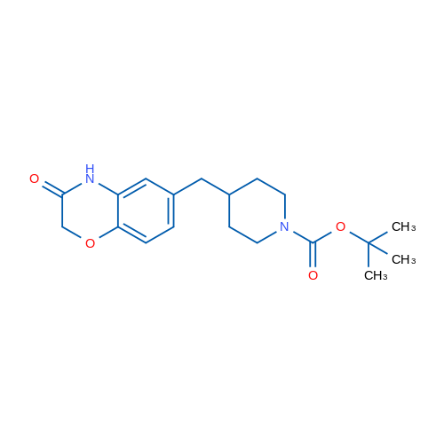 1-Boc-4-((3-Oxo-3,4-dihydro-2H-benzo[b][1,4]oxazin-6-yl)methyl)piperidine 1g
