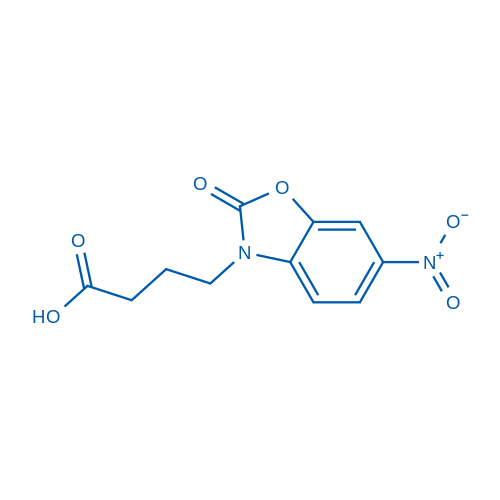 4-(6-Nitro-2-oxobenzo[d]oxazol-3(2H)-yl)butanoic acid 50mg