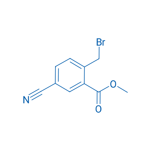 Methyl 2-(bromomethyl)-5-cyanobenzoate 250mg