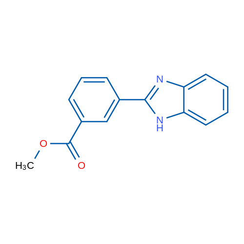 Methyl 3-(1H-benzo[d]imidazol-2-yl)benzoate 250mg