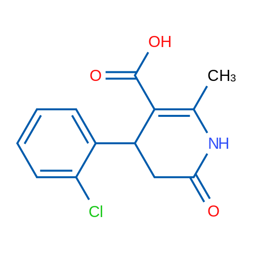 4-(2-Chlorophenyl)-2-methyl-6-oxo-1,4,5,6-tetrahydropyridine-3-carboxylic acid 1g