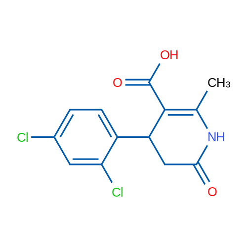 4-(2,4-Dichlorophenyl)-2-methyl-6-oxo-1,4,5,6-tetrahydropyridine-3-carboxylic acid 1g