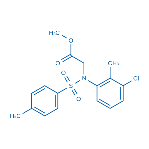 MEthyl n-(3-chloro-2-methylphenyl)-n-[(4-methylphenyl)sulfonyl]glycinate 5g