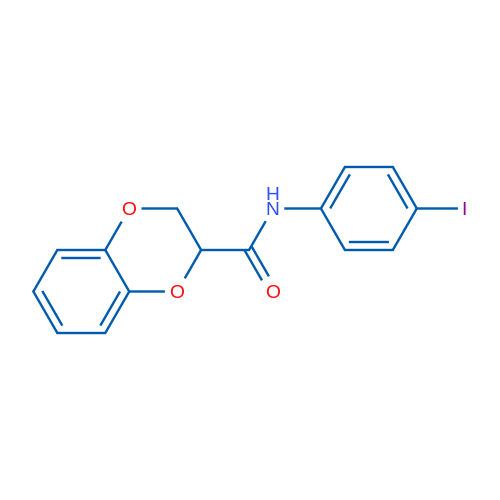 N-(4-Iodophenyl)-2,3-dihydro-1,4-benzodioxine-2-carboxamide 1g