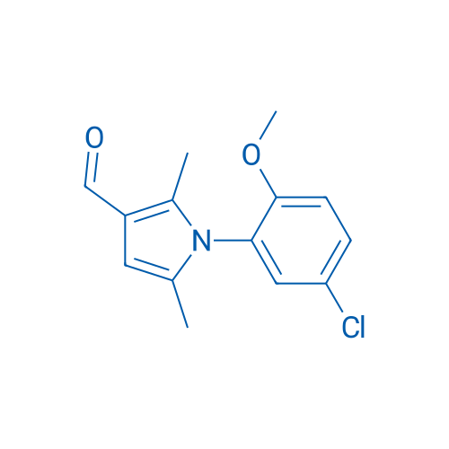 1-(5-Chloro-2-methoxyphenyl)-2,5-dimethyl-1H-pyrrole-3-carbaldehyde 5g