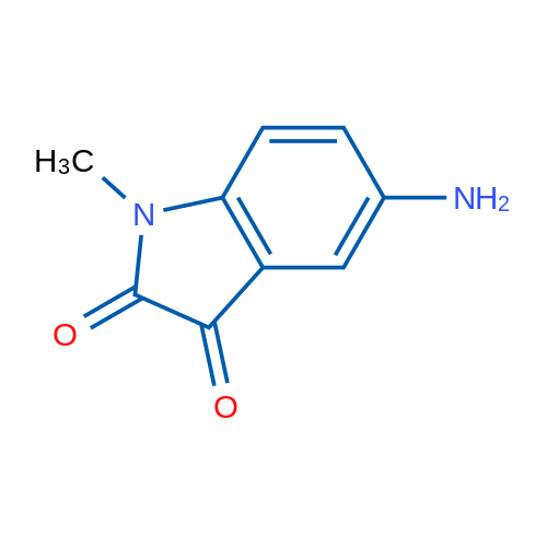 5-Amino-1-methylindoline-2,3-dione 1g