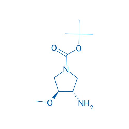 trans-tert-Butyl 3-amino-4-methoxypyrrolidine-1-carboxylate 100mg